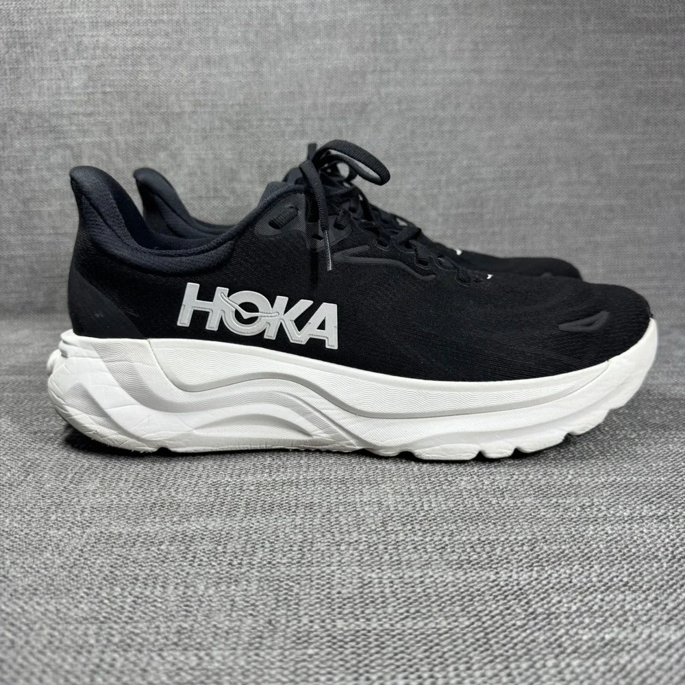 Hoka Arahi 8 Mens 11D Running Shoes Black White Stability Sneakers *No Insoles